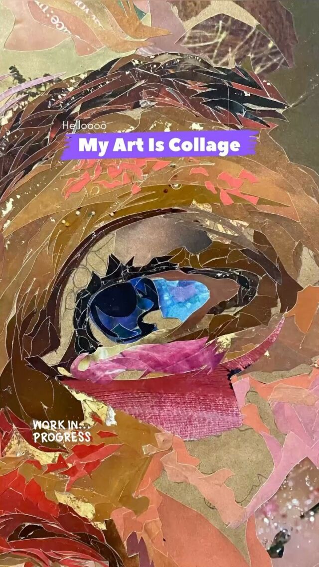 .✂️ Collage uniquement ✂️ 
. @parismatch magazine 
.
. Travail en cours, collage sur bois, 100cmx100cm
. 
#art #contemporaryart #figurativeart #portraitart #collageart #collageartist #collagecollective #collageartworks #papercut #papermagazine #papaerart #collage #frenchartist #frenchart #nantes